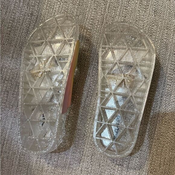 Limited Too Rainbow Glitter Sandals with Buckles - Picture 4 of 6